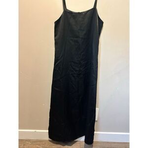 Everlane Satin Square Neck Slip Dress